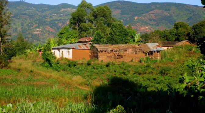 building earth - village houses in Tanzania